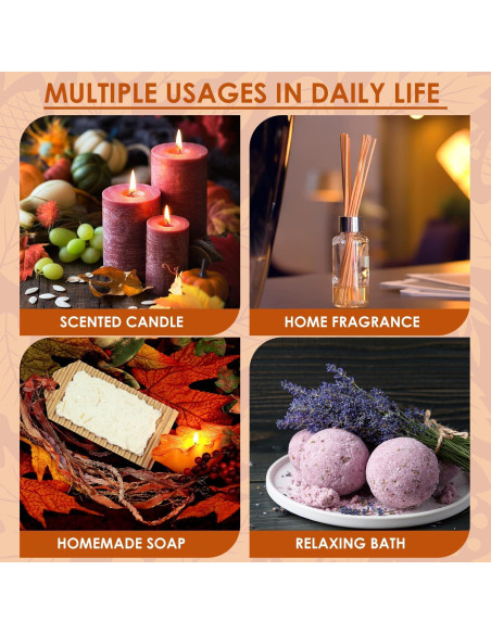 Juego de Aceites Aromáticos ARVIDSSON Otoño 6x10ml Juego de Aceites Aromáticos ARVIDSSON Otoño 6x10ml