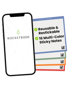 Notas Adhesivas Reutilizables Rocketbook Multicolores 10.41cm