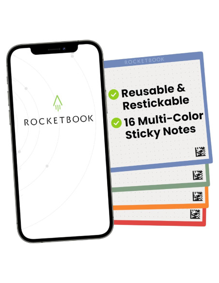 Notas Adhesivas Reutilizables Rocketbook Multicolores 10.41cm