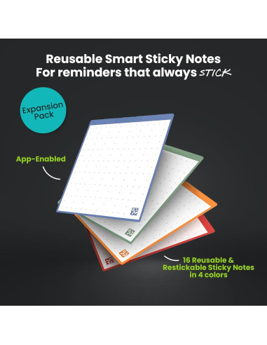 Notas Adhesivas Reutilizables Rocketbook Multicolores 10.41cm