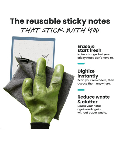 Notas Adhesivas Reutilizables Rocketbook Multicolores 10.41cm