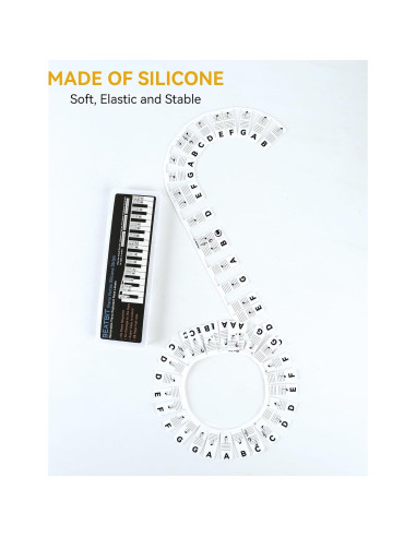 Guía de Notas de Piano BEATBIT para Principiantes 88 Teclas