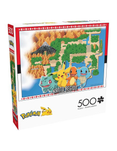 Rompecabezas 500 Piezas Buffalo Games Pokémon Kanto 54x38 cm
