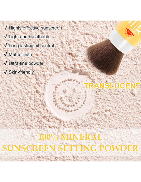 Polvo Mineral Solar SPF 35 Gadmlury 5.1g Acabado Mate