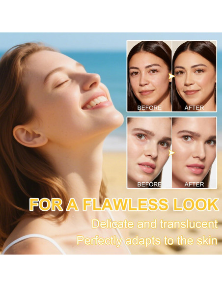 Polvo Mineral Solar SPF 35 Gadmlury 5.1g Acabado Mate