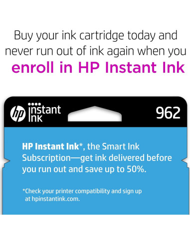 Cartucho de Tinta Cian HP 962 | Alta Calidad | 700 Páginas