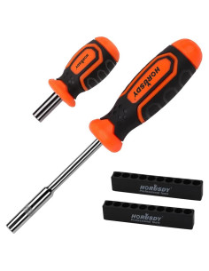 Adaptador de Bit Magnético 1/4" HORUSDY 2 Piezas 90mm y 210mm