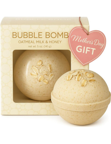 Bomba de Baño Espumosa Dos Hermanas - Avena, Leche y Miel 140g