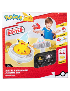 Conjunto de Arena de Batalla Pokémon Jazwares con Spinners