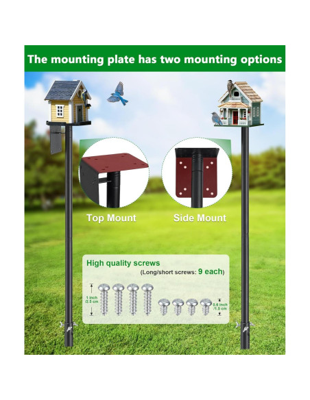 Poste para Comedero de Aves Keplrend 152.4 cm Ajustable