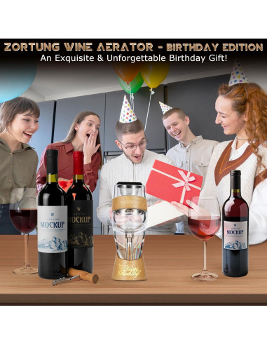 Aguijón de Vino Premium ZORTUNG - Edición Cumpleaños