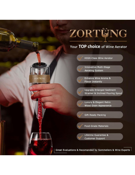 Aguijón de Vino Premium ZORTUNG - Edición Cumpleaños