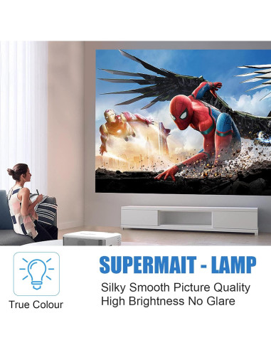 Lámpara Proyector Original Supermait 5J.JEE05.001 Compatible Benq