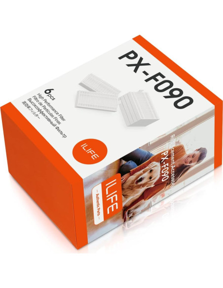 Filtros de Reemplazo ILIFE PX-F090 para Aspiradora Robot V9/V9 Pro - 6 Piezas Filtros de Reemplazo ILIFE PX-F090 para Aspiradora Robot V9/V9 Pro - 6 Piezas