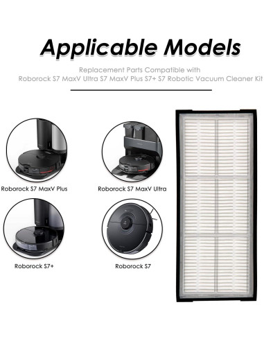 16 Filtros HEPA para Aspiradora Roborock S7 S8 - CHAIN PEAK