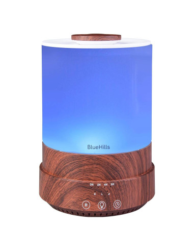 Difusor de Aceite Esencial BlueHills 2500ml con 7 LED