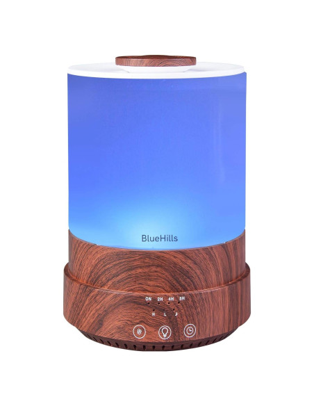 Difusor de Aceite Esencial BlueHills 2500ml con 7 LED