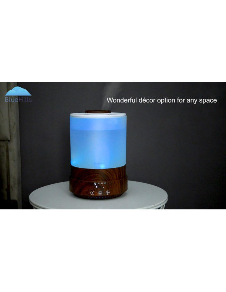 Difusor de Aceite Esencial BlueHills 2500ml con 7 LED