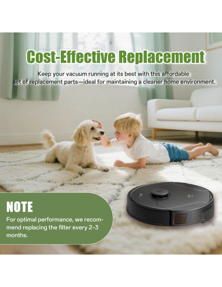 Paquete de 6 Filtros HEPA y 6 Cepillos Laterales eufy X8 Pro Paquete de 6 Filtros HEPA y 6 Cepillos Laterales eufy X8 Pro