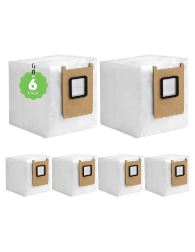 Paquete de 6 bolsas de polvo Eufy E28/E25 Omni 3L