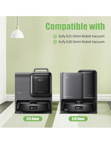 Paquete de 6 bolsas de polvo Eufy E28/E25 Omni 3L