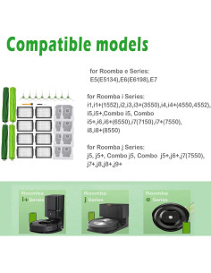 Kit de Repuesto DovLazm para iRobot Roomba i3 i4 i5 i6 i7 i8 2