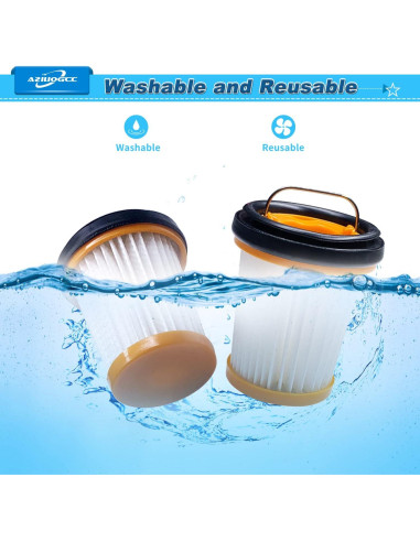 Filtros de Reemplazo Aziliogcc para Aspiradora Shark ION W1 - Paquete de 8