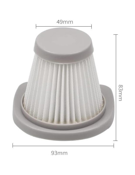 Filtro HEPA para Aspiradora Robot JDYYICZ SC861 SC861A 5 Piezas