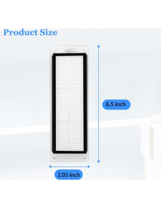 Filtro HEPA JZSTARINGE para Roborock Q5, Q5+, E35, S5 Max - 4 Pcs 2