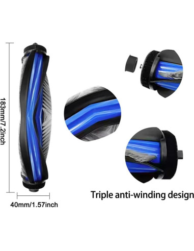 Kit de Repuesto Ecovacs Deebot T80 Omni - 6 Cepillos, 3 Mopas, 6 Filtros HEPA