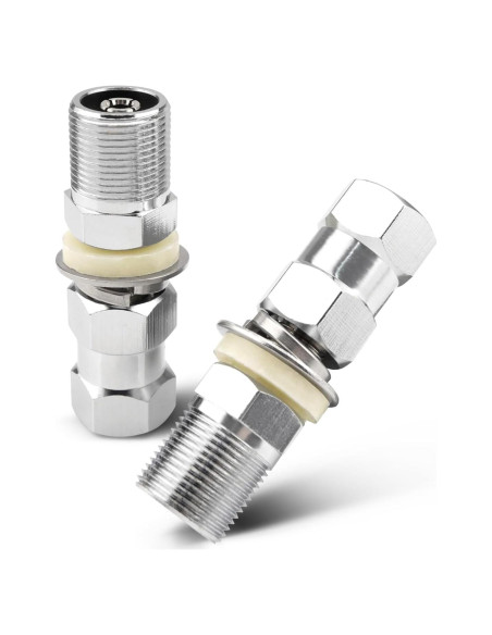 Adaptador de Montaje de Antena CB Wujexuhe SO-239 2 Piezas