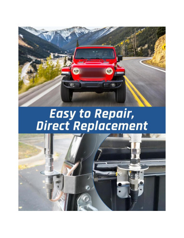 Adaptador de Montaje de Antena CB Wujexuhe SO-239 2 Piezas