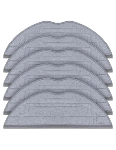 Almohadillas de Microfibra Reutilizables SANLQF para Roborock S8 Pro Ultra - 6 Pack
