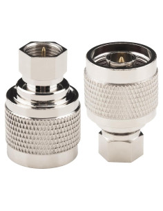 Adaptador Coaxial N Macho a F Macho 2-Pack BOOBRIE