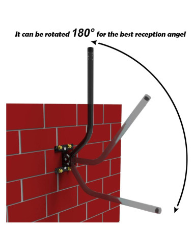 Soporte Ajustable para Antena PBD - Poste de Montaje 41.9 cm