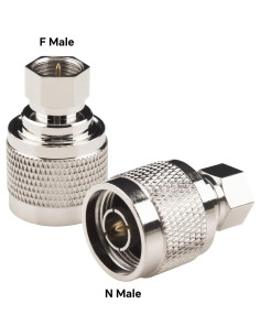 Adaptador Coaxial N Macho a F Macho 2-Pack BOOBRIE 2