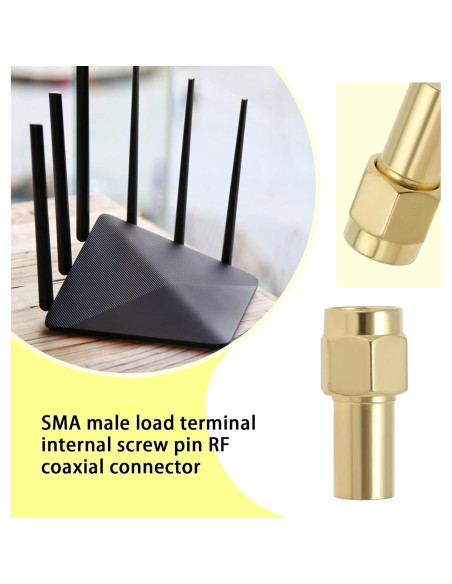 Conectores Coaxiales SMA Macho 50 Ohm 4 Piezas 3GHz Crear Idea