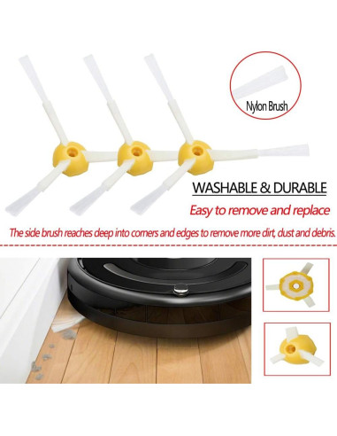 Kit de Repuesto 10 Piezas iRobot Roomba 600 - Filtros y Cepillos