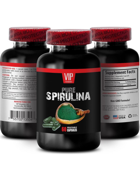 Cápsulas de Espirulina Orgánica 3Bot - 226g - Nutrición Vegana Cápsulas de Espirulina Orgánica 3Bot - 226g - Nutrición Vegana