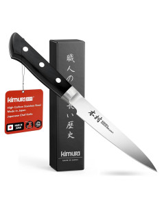 Cuchillo de Pelar Kimura 8.9 cm Acero Inoxidable Japonés