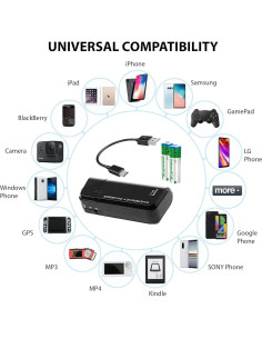 Cargador Portátil de Batería AA Success4Sport con Luz LED 2