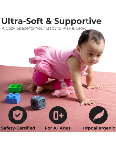 Alfombra Acolchada para Bebé Primica 121.92x121.92 cm - Suave y Segura 2