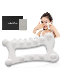 Herramienta Facial Gua Sha Cerámica InfiniteRelax 14.5cm