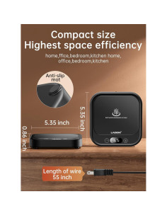 Calentador de Tazas LAOION 40W con Apagado Automático y 4 Temperaturas 2