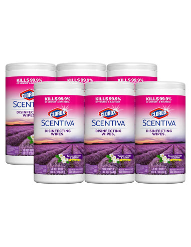 Toallitas de limpieza Clorox Scentiva Lavanda 70 unidades