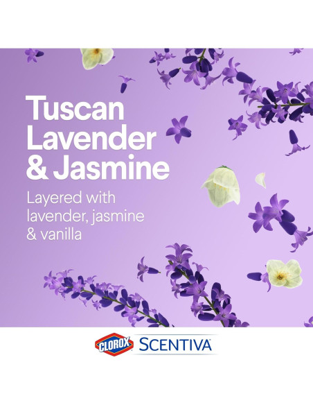 Toallitas de limpieza Clorox Scentiva Lavanda 70 unidades