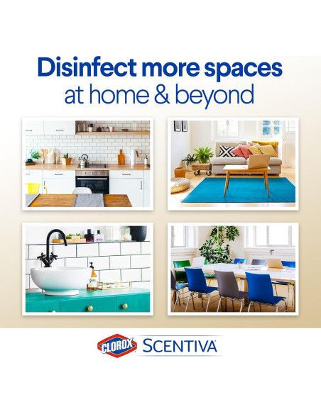 Toallitas de limpieza Clorox Scentiva Lavanda 70 unidades