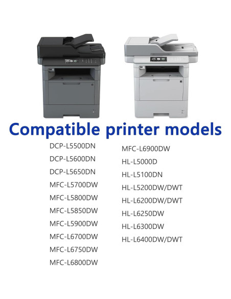 Cartucho de Tóner Negro TN820 Janizaink - Paquete de 2 Cartucho de Tóner Negro TN820 Janizaink - Paquete de 2