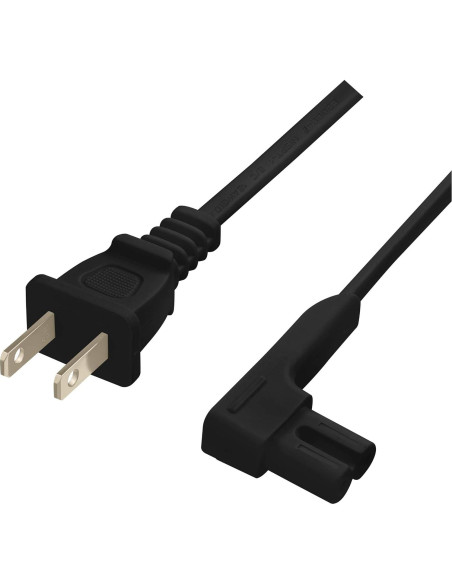 Cable de Alimentación Vebner 7.62m Negro para Altavoces Sonos