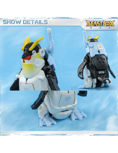 Figura de Acción 52TOYS BEASTBOX Jetstream Transformable 7cm
